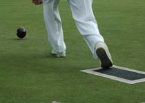 Person after they have bowled